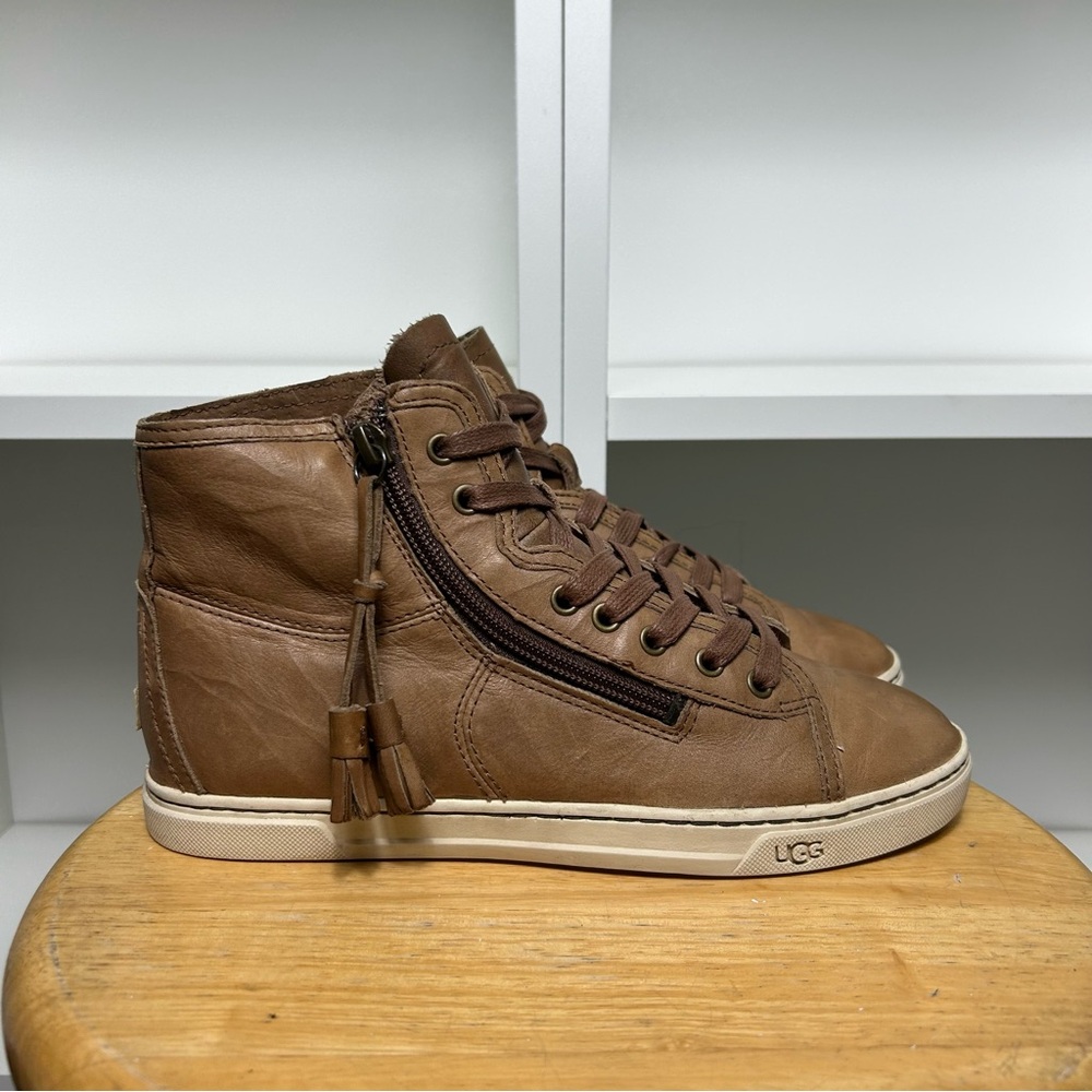 UGG blaney dark chestnut Brown High-Top Sneakers